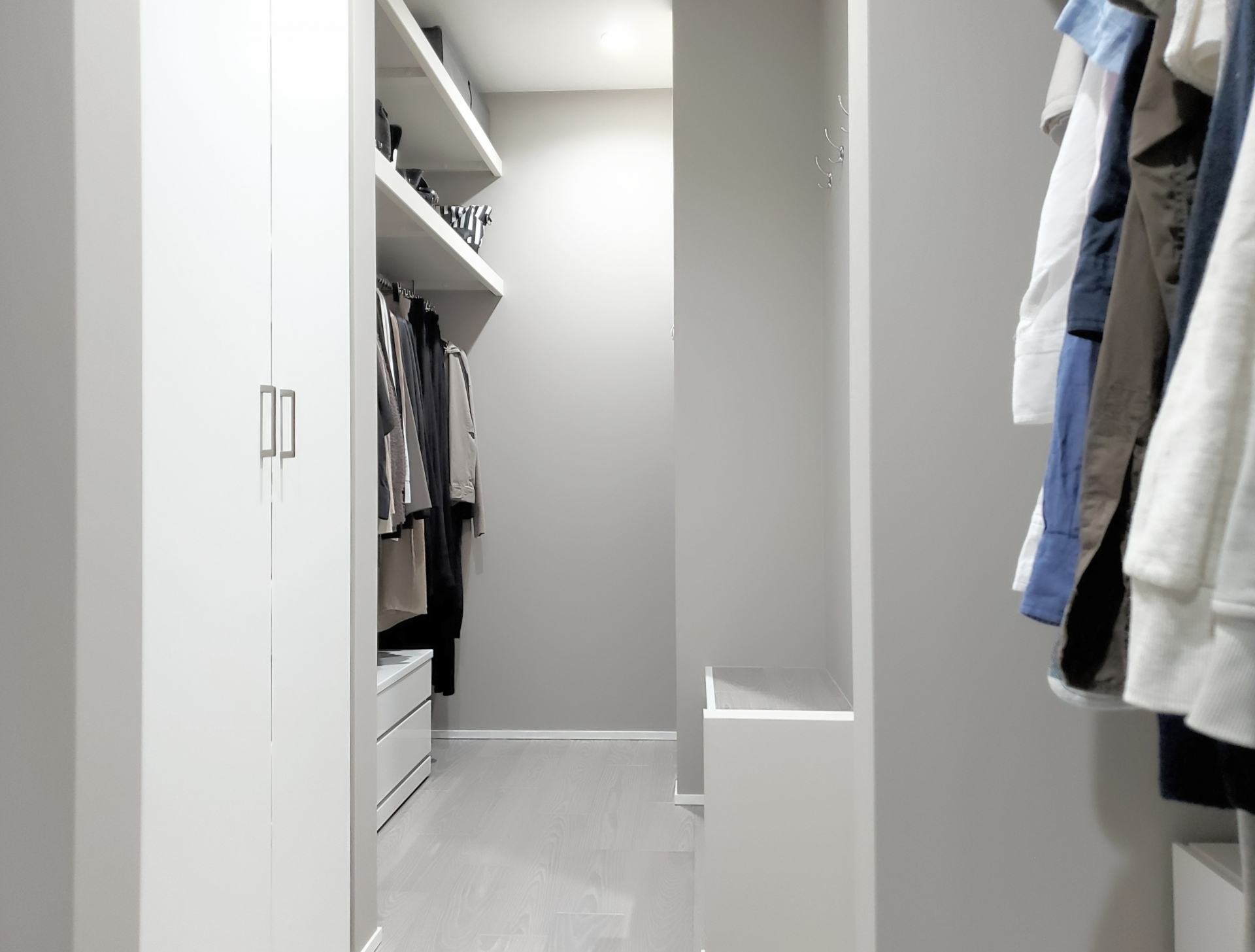 ウォークインクローゼット施工2