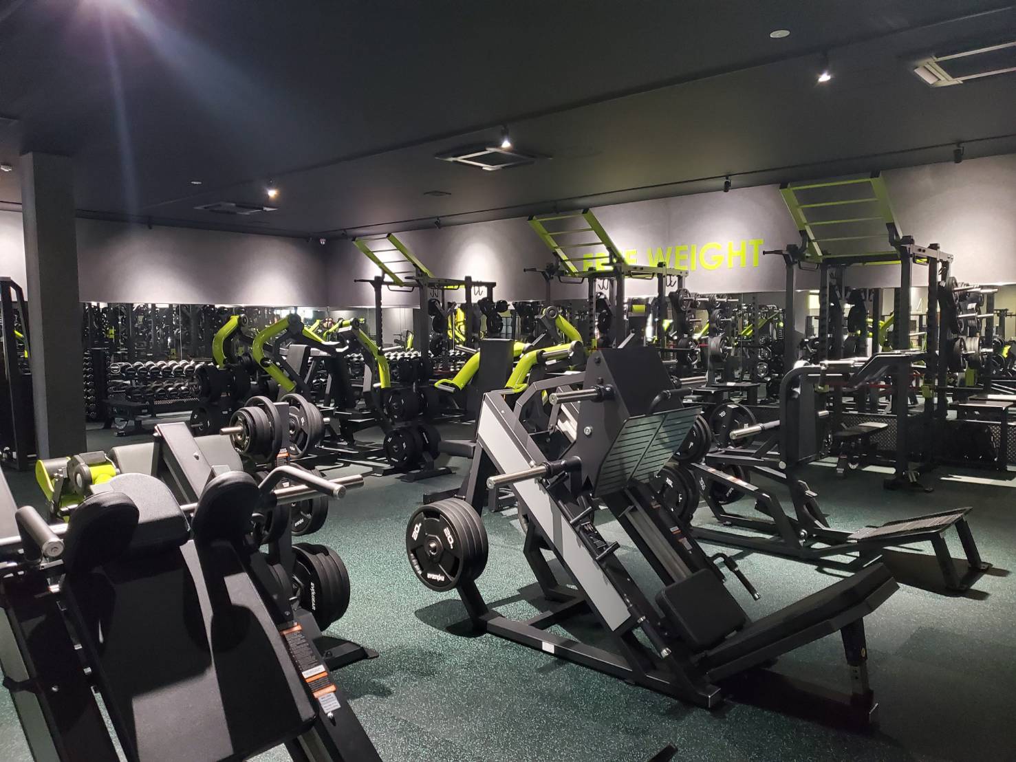 トレーニングエリア全景